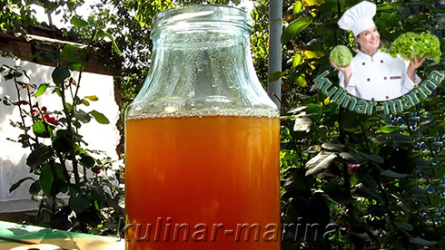 Рецепт с пошаговыми фотографиями и подробным описанием: Яблочный ликер | Apple liqueur