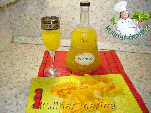 Рецепт с пошаговыми фотографиями и подробным описанием: Апельсиновый ликер, домашний рецепт | Orange liqueur, home recipe