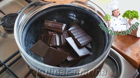 Растопить шоколад на водяной бане