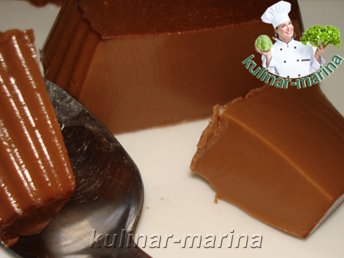 Рецепт с пошаговыми фотографиями и подробным описанием: Шоколадное желе. Очень вкусно и шоколадно... | Chocolate jelly. Very tasty and chocolate...