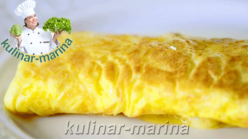 Французский омлет с сыром | French omelette with cheese