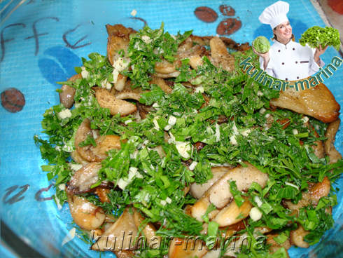 Вешенки в чесночном маринаде | Oyster mushrooms in garlic marinade