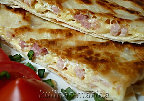 Сырный омлет в лаваше | Cheese omelet in pita