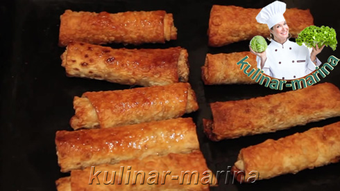 Хрустящие рулетики из лаваша | Crispy rolls of pita