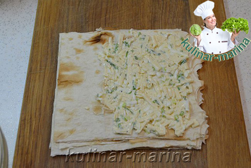 Лаваш с сыром и яйцами | Pita bread with cheese and eggs