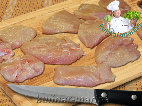 Отбивные из куриной грудки | Chops chicken breast