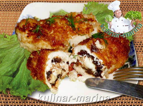 Куриные рулеты с черносливом | Chicken rolls with plum