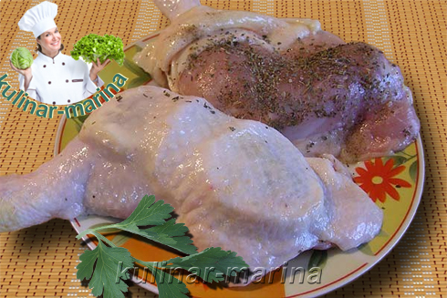 Бедрышки куриные с лимоном | Legs chicken with lemon