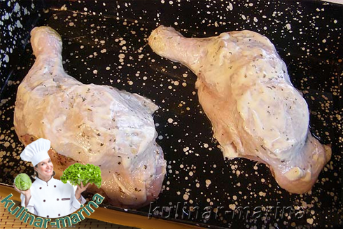 Бедрышки куриные с лимоном | Legs chicken with lemon