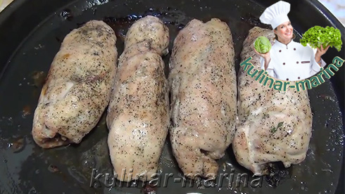 Рулет из курицы с черносливом | Chicken roll with prunes