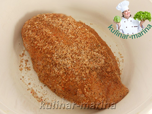 Пошаговые фотографии рецепта: Вяленая куриная грудка | Dried chicken breast