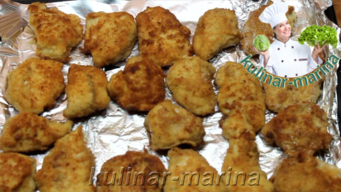 Пошаговые фотографии рецепта: Наггетсы из куриной грудки | Nuggets of chicken breast