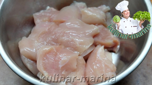 Пошаговые фотографии рецепта: Наггетсы из куриной грудки | Nuggets of chicken breast