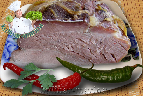 Запеченный свиной подчеревок (подбрюшье) | Baked pork underbelly