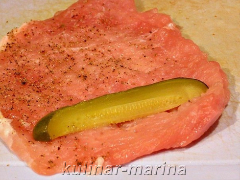 Огурчики в шубе из мяса | Cucumbers in the coat of meat