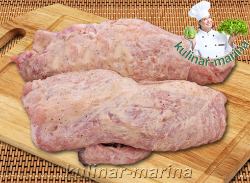 Свинина с курагой и черносливом | Pork with apricots and prunes