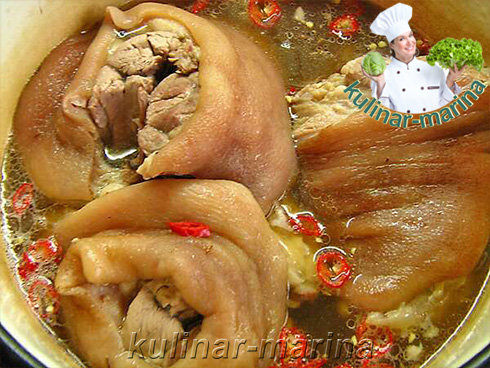 Запеченная свиная рулька | Roast pork knuckle