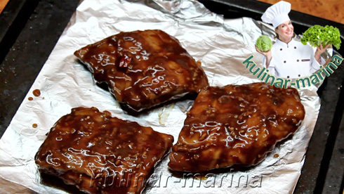 Пошаговые подробные фото рецепта: Безумно вкусные ребрышки | Insanely delicious ribs