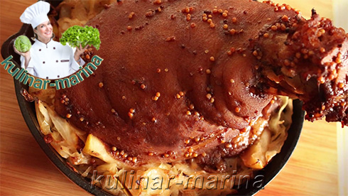 Вкуснейший пошаговый рецепт с фотографиями: Свиная рулька в глазури из бальзамического уксуса | Pork knuckle in the glaze of balsamic vinegar