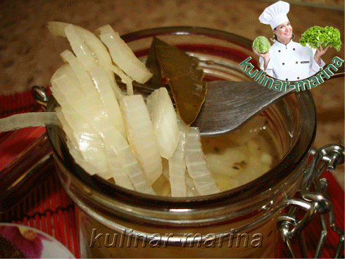 Маринованный лук | Pickled onion