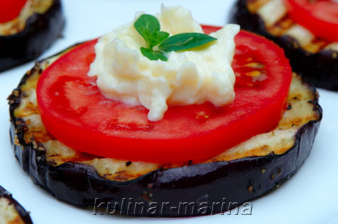Закуска из баклажан и помидор | Eggplant appetizer and tomato