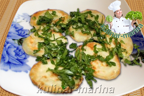 Жареные цуккини с чесноком и петрушкой | Fried zucchini with garlic and parsley