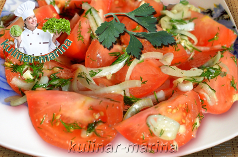 Маринованные помидоры быстрого приготовления | Marinated tomatoes fast food