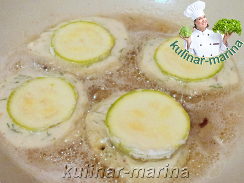 Кабачки с чесночком в кляре | Zucchini with garlic in batter