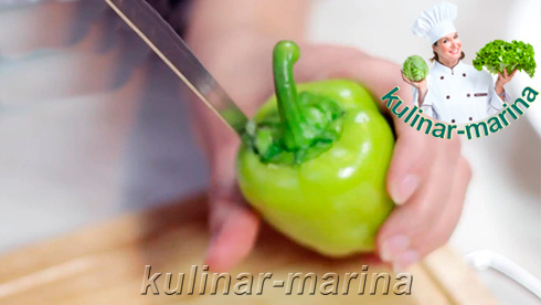 Рецепт с пошаговыми фотографиями: Перцы, фаршированные баклажанами | Peppers stuffed with eggplant