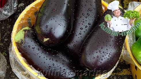 Баклажаны в уксусно-чесночном соусе с кинзой. Грузинская кухня | Eggplant in vinegar-garlic sauce with cilantro. Georgian cuisine