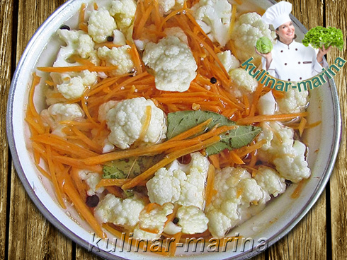 Маринованная цветная капуста | Pickled cauliflower