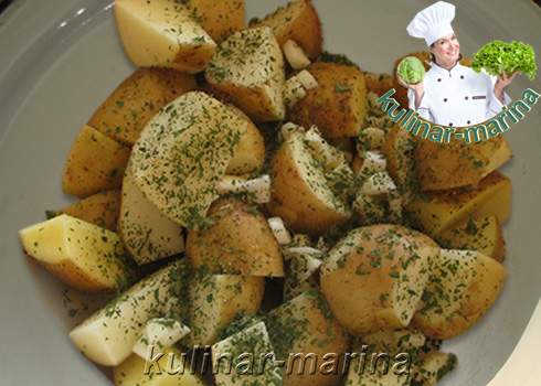 Картофель с чесноком в рукаве для запекания | Potatoes with garlic in the sleeve for baking