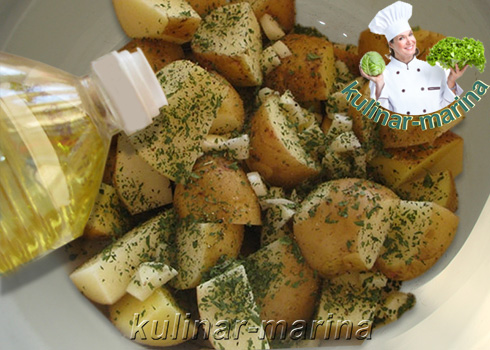 Картофель с чесноком в рукаве для запекания | Potatoes with garlic in the sleeve for baking