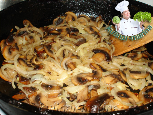 Вкуснейший бризоль с шампиньонами и сладким перцем | Delicious brisol with mushrooms and sweet peppers