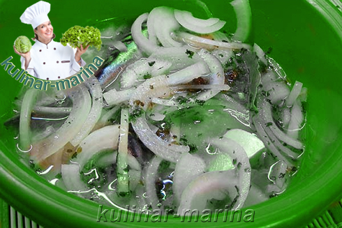 Маринованная скумбрия в яблочном уксусе с пряностями | Marinated mackerel in Apple cider vinegar with spices