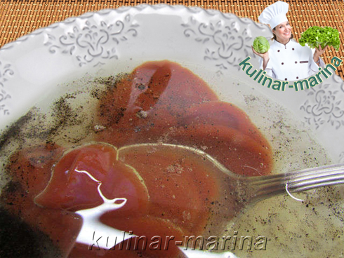 Маринованная скумбрия с овощами | Marinated mackerel with vegetables