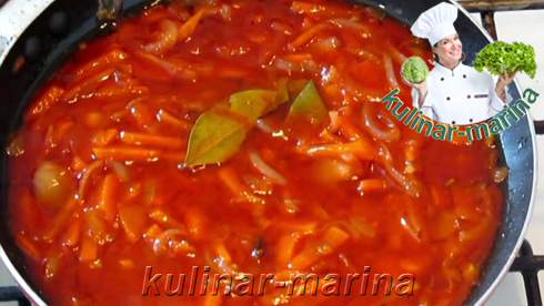 Рыба в томатно-овощном соусе | Fish in tomato-vegetable sauce