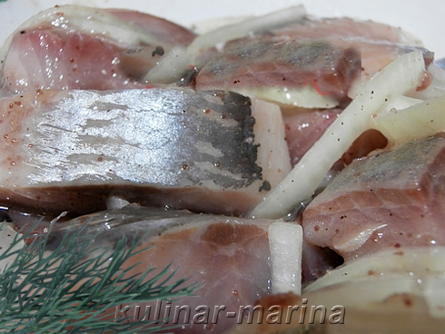 Селёдочка в луковом маринаде | Herring marinated in onion