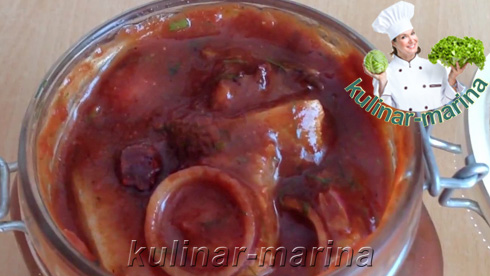 Подробный рецепт с пошаговыми фотографиями: Вкуснейшая сельдь в маринаде из томатов