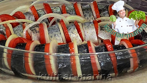 Подробный рецепт с пошаговыми фотографиями: Скумбрия, запеченная в духовке | Mackerel, baked in the oven