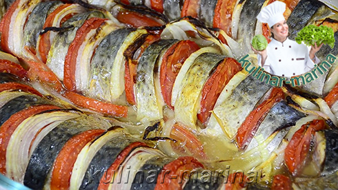Подробный рецепт с пошаговыми фотографиями: Скумбрия, запеченная в духовке | Mackerel, baked in the oven