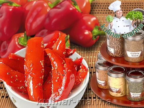 Салат со сладким болгарским перцем и медом | Salad with sweet peppers and honey