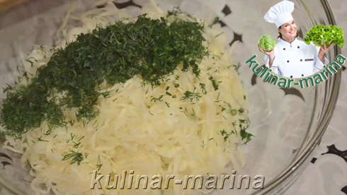 Подробное описание рецепта с пошаговыми фотографиями: Салат с омлетом | Salad with scrambled eggs