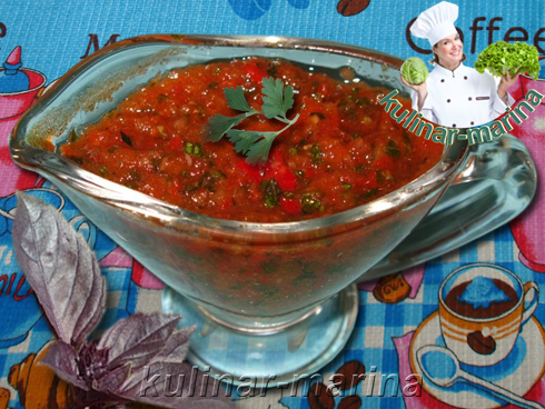 Соус-приправа к мясу | The sauce is a condiment to meat