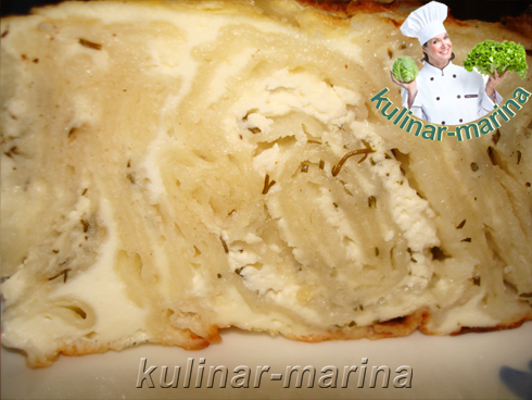 Ленивая баница из лаваша с творогом и сыром | Lazy banitsa pita bread with cottage cheese