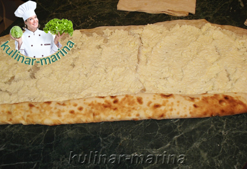 Ленивая баница из лаваша с творогом и сыром | Lazy banitsa pita bread with cottage cheese