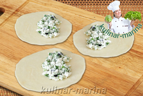 Мини чебуреки с зеленью и сыром | Mini pasties with herbs and cheese