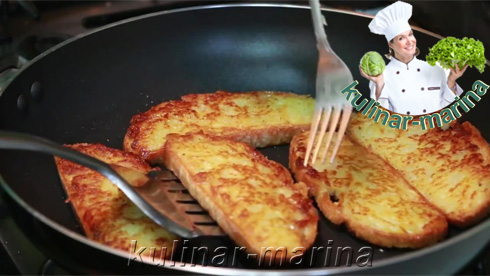 Горячие гренки с картошкой | Hot toast with potatoes