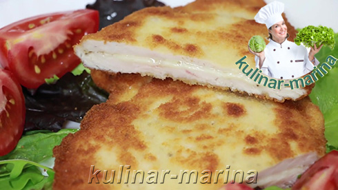 Куриная грудка с прослойкой сыра | Chicken breast with a layer of cheese