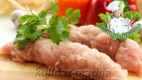 Рулеты куриные с болгарским перцем | Rolls chicken with bell peppers